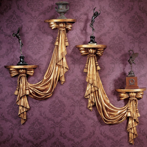 Design Toscano St. Louis Draped Shelving & Reviews Wayfair